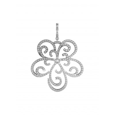 Ethereal Design Diamond Pendant